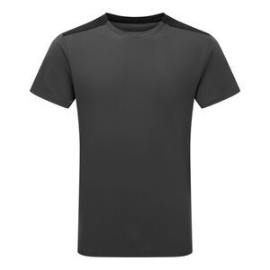 TriDri Unisex Adult Performance Contrast T-Shirt / Charcoal/Black